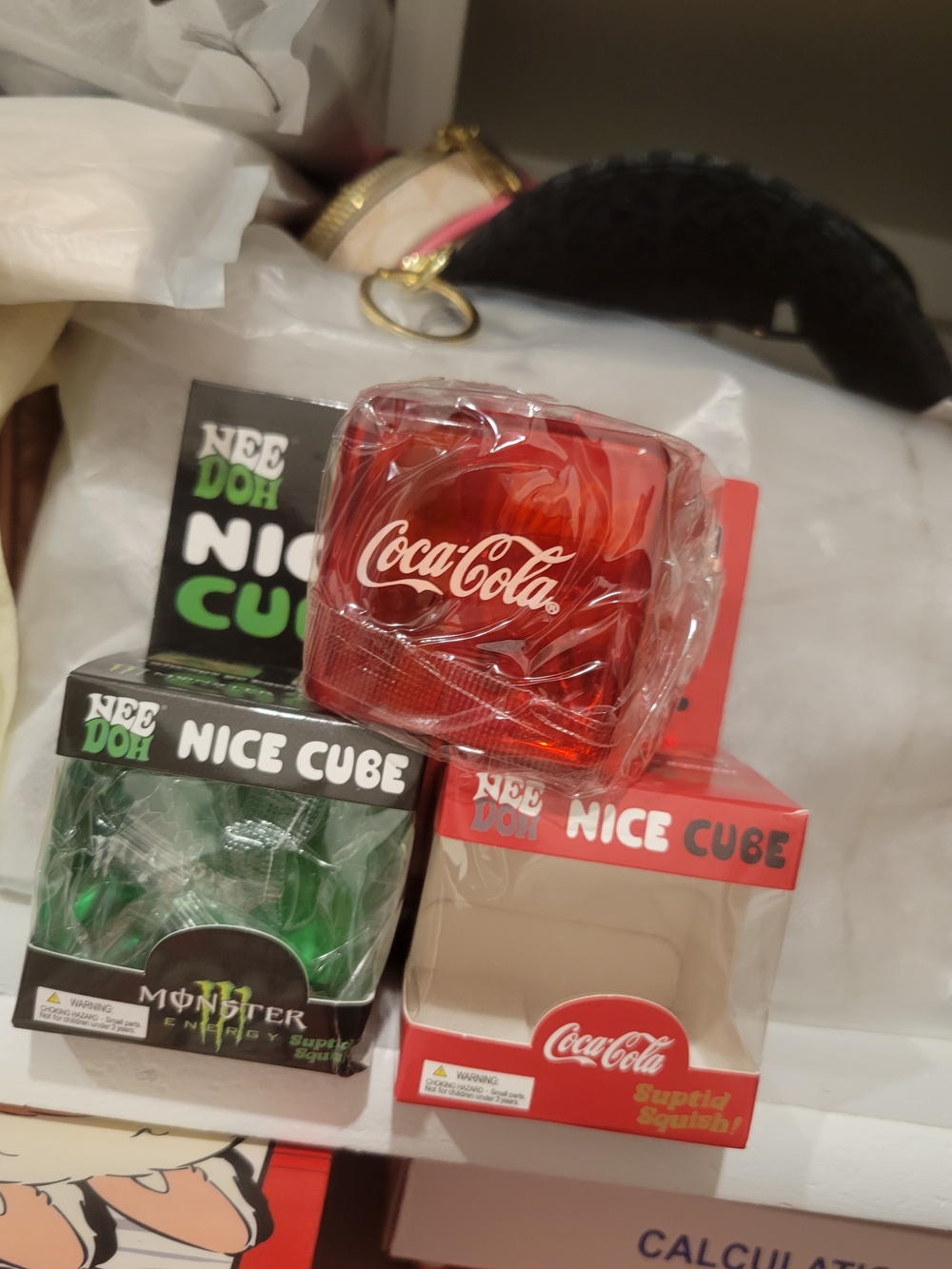 Coca-Cola Red Nice Cube Stress Toy